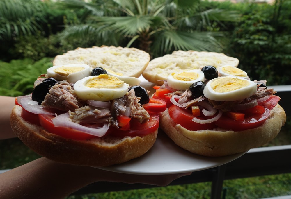 Pan bagnat Vorbereitung