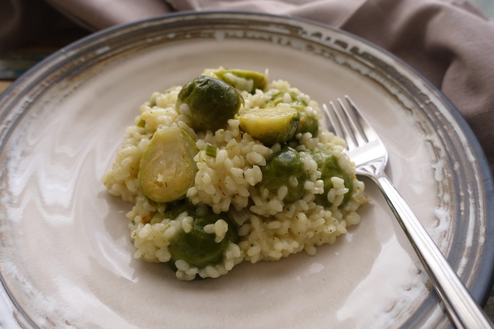 Risotto mit Kohlsprossen