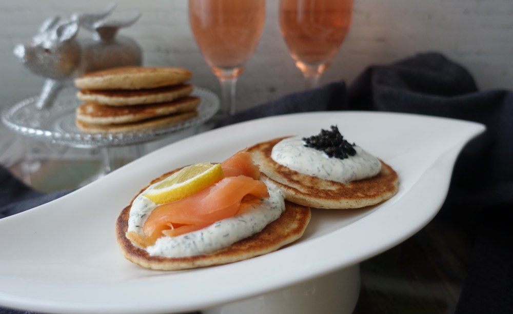 Blinis mit Lachs und Kaviar 2