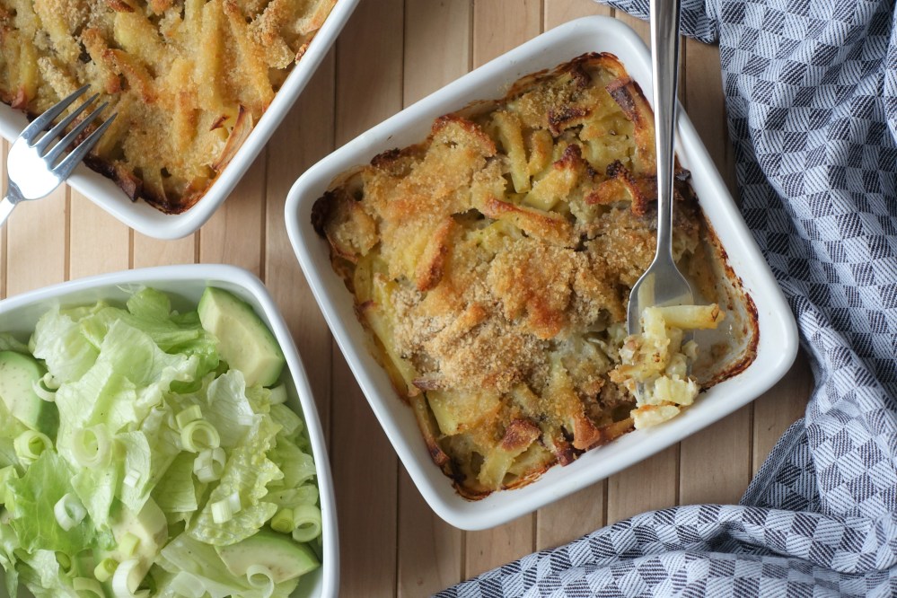 Janssons frestelse, Janssons Versuchung, schwedischer Kartoffelauflauf / Gratin mit Zwiebeln und Sardellen / Anchovis; lecker - nicht nur zu Weihnachten! Herzhaftes aus dem Ofen - perfekt für die kalte Jahreszeit!