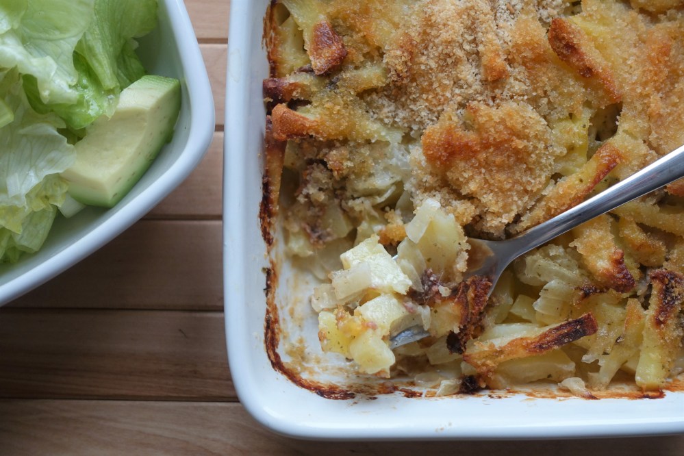 Janssons frestelse, Janssons Versuchung, schwedischer Kartoffelauflauf / Gratin mit Zwiebeln und Sardellen / Anchovis; lecker - nicht nur zu Weihnachten! Herzhaftes aus dem Ofen - perfekt für die kalte Jahreszeit!