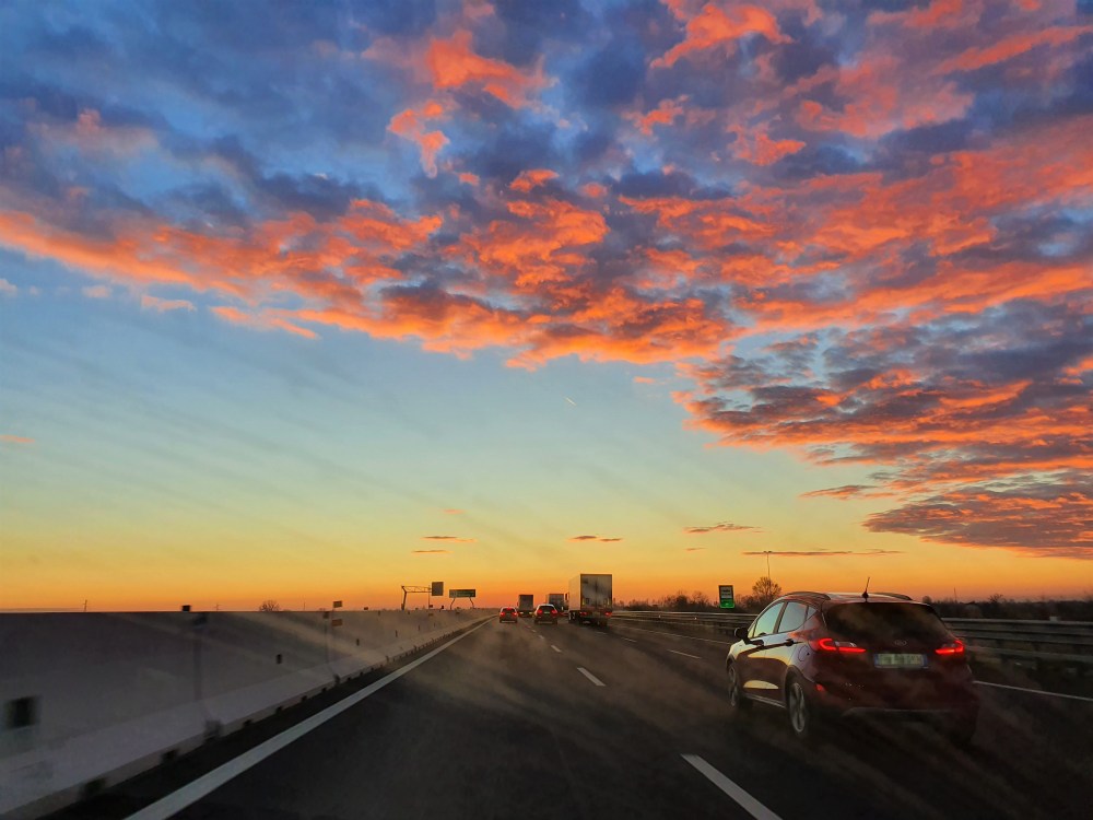 Sull'autostrada