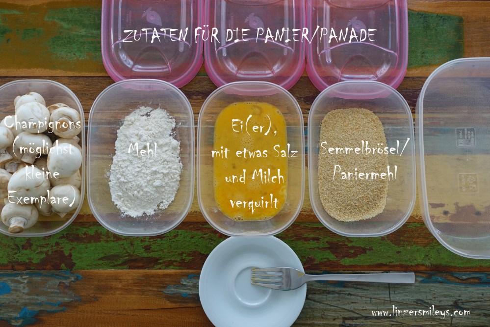 Zutaten für die Panier