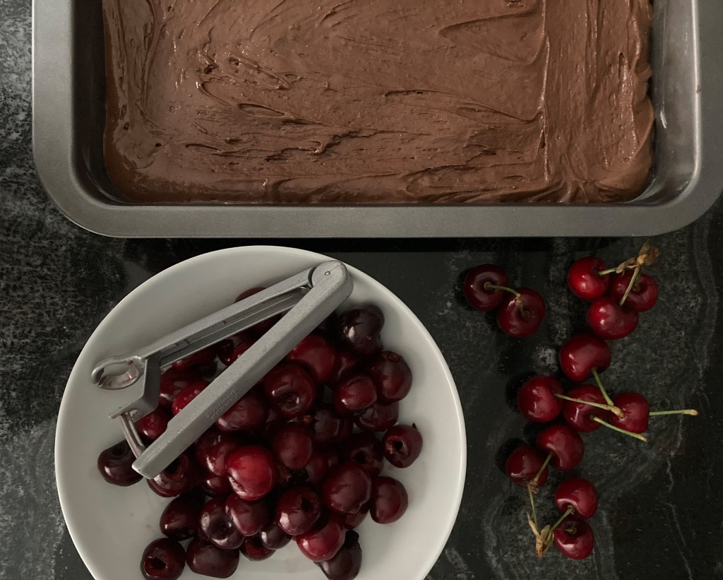 Kirschen entkernen, für Obstkuchen, Blechkuchen, backen wie früher #linzersmileys