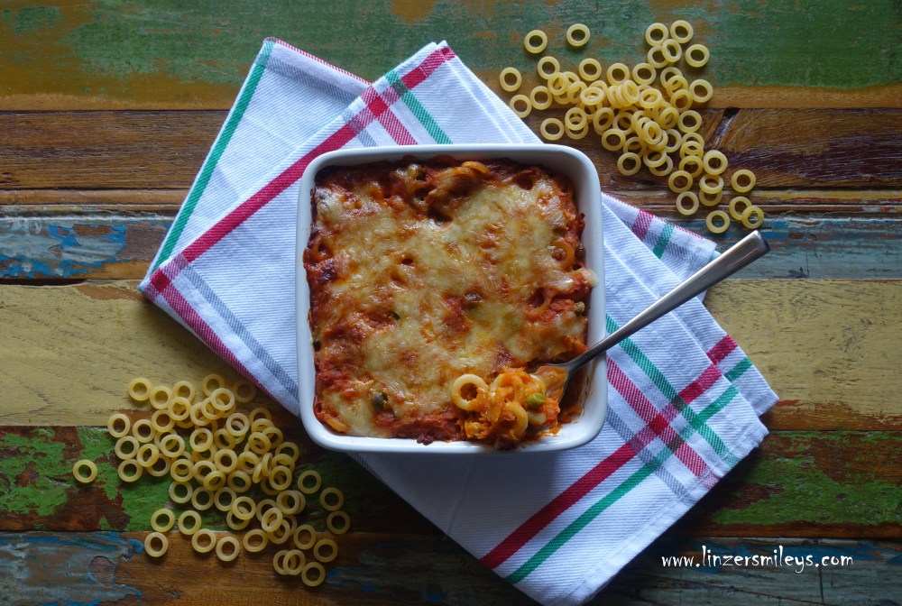 Anelli al forno, Anelletti, timballo, pasta siciliana, sizilianische Spezialität, Nudelauflauf, Pasta-Gratin, gratiniert, mit Käse überbacken, Ragù alla siciliana, vegetarisch, sizilianisch inspiriert, mit Hülsenfrüchten, Rezept von Daniela Terenzi #linzersmileys