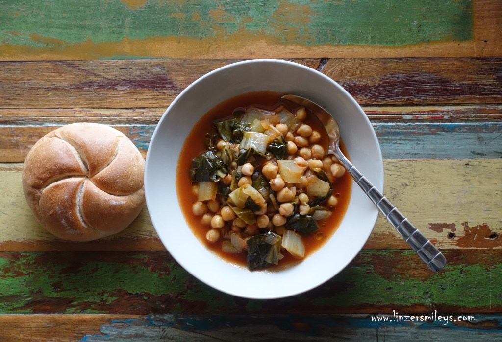 Cacciucco di ceci, con bietola, Kichererbseneintopf mit Mangold, Suppe, Minestra, toskanisch, Spezialität aus der Toskana, Toscana, Firenze, italienisch kochen, Hülsenfrüchte, Arme-Leute-Essen, cucina povera, Daniele Terenzi #linzersmileys