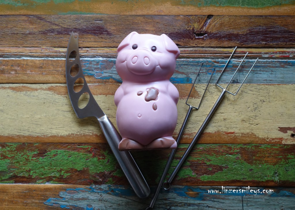 Glücksschweinchen, saustark, Silvester, Schwein gehabt, Schlachttag, vegetarisch, Glücksbringer, weiße Schokolade, Resteverwertung, nachhaltig #linzersmileys