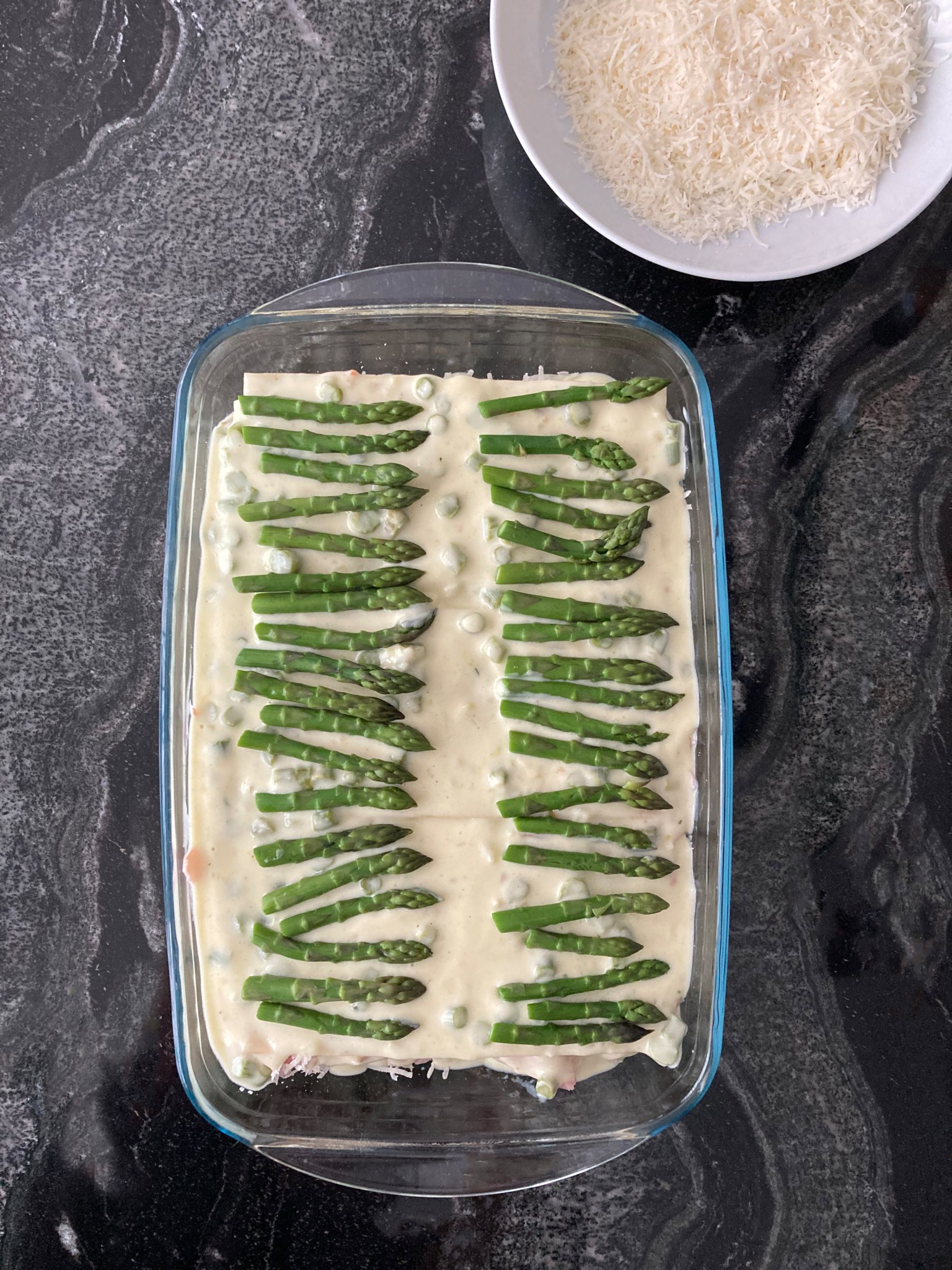 Spargel – Lasagne mit &amp; ohne Schinken – linzersmileys